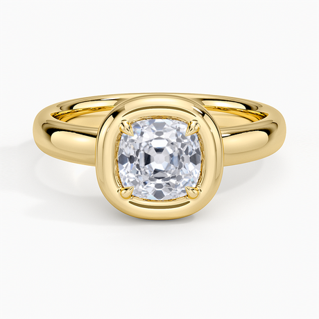 Andrea Bezel Prong Ring