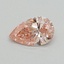 0.42 Ct. Fancy Vivid Pink Pear Lab Grown Diamond