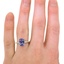 The Bellerose Ring, smallzoomed in top view on a hand