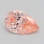 0.32 Ct. Fancy Vivid  Pink Pear Lab Grown Diamond