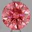 1.07 Ct. Fancy Vivid Pink Round Lab Grown Diamond