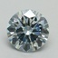 3.01 Ct. Fancy Intense Blue Round Lab Grown Diamond