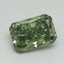 2.18 Ct. Fancy Vivid Pacific Green Radiant Lab Grown Diamond