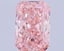 9.80 Ct. Fancy Vivid Pink Radiant Lab Grown Diamond