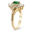 The Wesley Ring, smalltop view on a hand