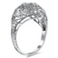The Ioveta Ring, smalltop view on a hand