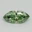 0.5 Ct. Fancy Vivid Pacific Green Marquise Lab Grown Diamond