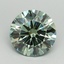 2.51 Ct. Fancy Vivid Green Round Lab Grown Diamond