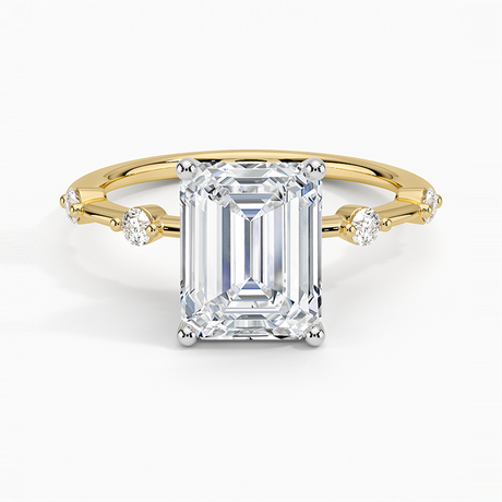 Two Tone Engagement Ring