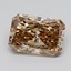 3.03 Ct. Fancy  Brown Radiant Lab Grown Diamond