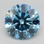2.21 Ct. Fancy Vivid Blue Round Lab Grown Diamond