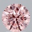 2.29 Ct. Fancy Intense Pink Round Lab Grown Diamond