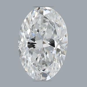 Oval diamond — real photo