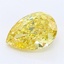 1.31 Ct. Fancy Intense Yellow Pear Lab Grown Diamond