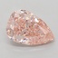 3.55 Ct. Fancy Vivid Pink Pear Lab Grown Diamond
