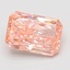2.10 Ct. Fancy Vivid Pink Radiant Lab Grown Diamond