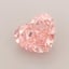 1.58 Ct. Fancy Vivid  Pink Heart Lab Grown Diamond