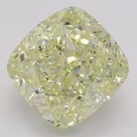 25.10 Ct. Fancy Intense  Yellow Cushion Lab Grown Diamond