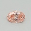 0.31 Ct. Fancy Vivid Pink Oval Lab Grown Diamond