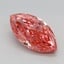 1.10 Ct. Fancy Vivid Pink Marquise Lab Grown Diamond