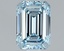 1.26 Ct. Fancy Intense Blue Emerald Lab Grown Diamond