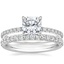 18K White Gold Delicate Amelie Diamond Ring with Amelie Diamond Ring (1/3 ct. tw.)
