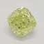 0.4 Ct. Fancy Intense Yellow Cushion Diamond