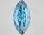 5.52 Ct. Fancy Vivid Blue Marquise Lab Grown Diamond