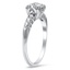 The Laure Ring, smalltop view on a hand