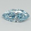 1.03 Ct. Fancy Intense Blue Marquise Lab Grown Diamond