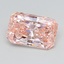 5.11 Ct. Fancy Vivid  Pink Radiant Lab Grown Diamond