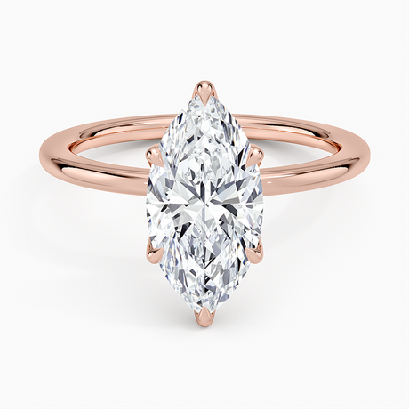 14K Rose Gold Esme Perfect Fit Solitaire Ring
