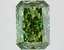 5.08 Ct. Fancy Vivid Green Radiant Lab Grown Diamond