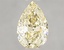 1.09 Ct. Fancy Yellow Pear Lab Grown Diamond