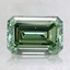 1.52 Ct. Fancy Vivid Pacific Green Emerald Lab Grown Diamond