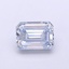 1.00 Ct. Fancy Intense  Blue Emerald Lab Grown Diamond