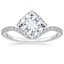 Platinum Stanza Diamond Ring, smalltop view