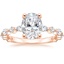 14K Rose Gold Versailles Three-Quarter Coverage Diamond Ring (1/2 ct. tw.), smalltop view