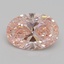 2.12 Ct. Fancy Intense Pink Oval Lab Grown Diamond