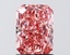 1.54 Ct. Fancy Vivid Pink Radiant Lab Grown Diamond