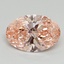 2.05 Ct. Fancy Vivid Pink Oval Lab Grown Diamond