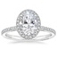 Platinum Simply Tacori Cathedral Drape Diamond Ring, smalltop view