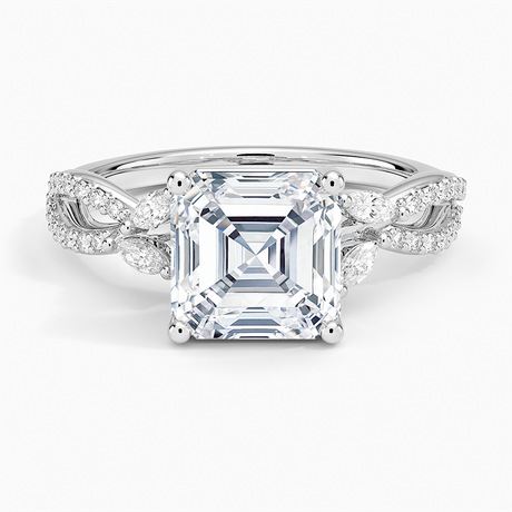 18K White Gold Luxe Willow Diamond Ring (1/4 ct. tw.)