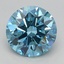 1.81 Ct. Fancy Vivid Blue Round Lab Grown Diamond