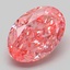 5.23 Ct. Fancy Vivid Pink Oval Lab Grown Diamond