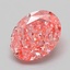 2.21 Ct. Fancy Vivid Pink Oval Lab Grown Diamond