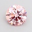 1.03 Ct. Fancy Intense Pink Round Lab Grown Diamond