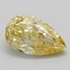 1.59 Ct. Fancy Intense Yellow Pear Lab Grown Diamond