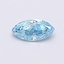 0.30 Ct. Fancy Vivid Blue Marquise Lab Grown Diamond