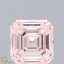 3.07 Ct. Fancy Intense Pink Asscher Lab Grown Diamond